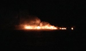 Molten fire in the night...